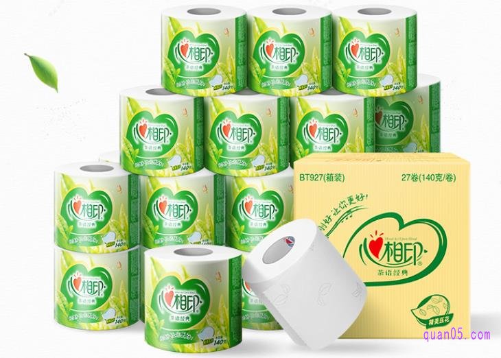 心相印茶语经典系列140克有芯卷纸的价格