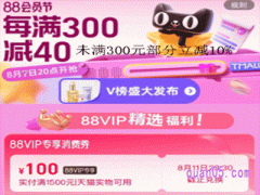 2024年天猫88狂欢节有消费券吗